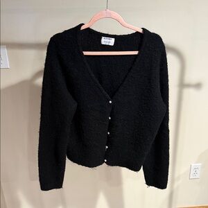 Old Navy Women's Black Cardigan Sweater